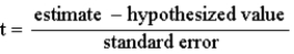 <strong>The general form of the t statistic is _____.</strong> A)   B)   C)   D)   <div style=padding-top: 35px> 