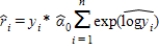 <strong>If we use to estimate , then the residual for predicting yi is:</strong> A) B) C) D) 