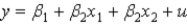 <strong>Consider the following regression equation: . What does imply?</strong> A) measures the ceteris paribus effect of on . B) measures the ceteris paribus effect of on . C) measures the ceteris paribus effect of on . D) measures the ceteris paribus effect of on .