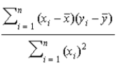 <strong>In the equation , what is the estimated value of ?</strong> A) B) C) D)