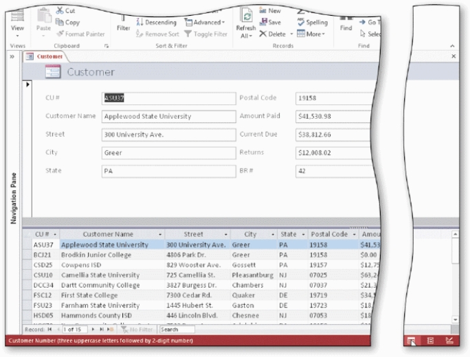 <strong> To add a record using the form shown in the accompanying figure,tap or click the ____ button on the Navigation bar.</strong> A) Last record B) New (blank)record C) Insert record D) Blank record