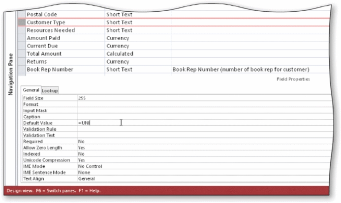 Case 3-2 Bavant has just realized that they need to make some additional changes to the Customer table shown in Design view in the accompanying figure.They have asked you to make these changes. -Because Bavant may move the database to SQL Server,they have decided to delete the Resources Needed field.How do you delete the field?
