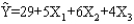 <strong>Exhibit 16-3 Below you are given a partial computer output based on a sample of 25 observations. Refer to Exhibit 16-3. The estimated regression equation is</strong> A) B) C) D)