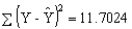 A regression and correlation analysis resulted in the following information regarding an independent variable (x) and a dependent variable (y). \Sigma X = 42 \Sigma (Y - )(X - ) = 37 \Sigma Y = 63 \Sigma (X - )<sup>2</sup> = 84 n = 7 \Sigma (Y - )<sup>2</sup> = 28 a.Develop the least squares estimated regression equation. b.At 95% confidence, perform a t test and determine whether or not the slope is significantly different from zero. c.Perform an F test to determine whether or not the model is significant. Let \alpha = 0.05. d.Compute the coefficient of determination.