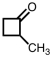 <strong>What is the IUPAC name for compound shown below? </strong> A) methylbutanone B) 2-methylcyclobutanone C) 1-methylcyclobutanal D) 1-methylcyclobutanone