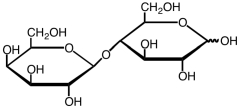 <strong>What is the name of the following sugar?  </strong> A) sucrose B) maltose C) lactose D) xylobiose <div style=padding-top: 35px> 