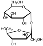 <strong>What is the name of the following sugar?  </strong> A) sucrose B) maltose C) lactose D) xylobiose <div style=padding-top: 35px> 