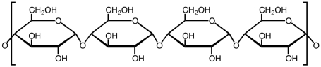 <strong>What polysaccaride would NOT exhibit the following type of linkage for all or a major portion of its structure?  </strong> A) amylose B) amylopectin C) glycogen D) cellulose <div style=padding-top: 35px> 