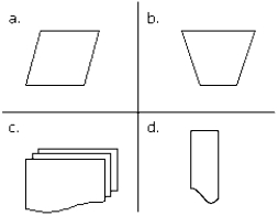 <strong>Which of the following systems flowcharting symbols descriptions is incorrect?  </strong> A) general purpose input-output B) manual process C) multiple-page document D) punched card <div style=padding-top: 35px> 