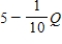 <strong>If an unregulated electric company is a monopolist and faces demand of Q = 50 - 10P,its marginal revenue function is given by</strong> A) B) C) D)