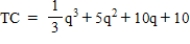 <strong>Suppose a chemical company is in a perfectly competitive industry and has a short run total cost curve of and a short run marginal cost of SMC = q<sup>2</sup> + 10q + 10.At the price of 49,how much will be produced?</strong> A)0 B)3 C)5 D)15