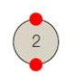 <strong>Figure 2.4A​   Based on its outer shell, the atom in the accompanying figure would be characterized as ____.</strong> A) ​very stable B) ​somewhat stable C) ​somewhat unstable D) ​very unstable E) ​radioactive <div style=padding-top: 35px> 