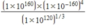 <strong>The correct value of the expression   is</strong> A)​1×10. B)​1×10<sup>510</sup>. C)​1×10<sup>-350</sup>. D)​1×10<sup>-430</sup>. E)​1×10<sup>-120</sup>. <div style=padding-top: 35px> 