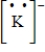 <strong>Which of the following is the Lewis dot structure for the potassium ion?</strong> A) B) C) D) E)