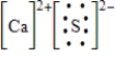 <strong>Which of the following is the Lewis dot structure for one formula unit of calcium sulfide?</strong> A) B) C) D) E)