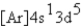 <strong>What is the electron configuration for ? Mn<sup>3+</sup></strong> A) B) C) D) E)