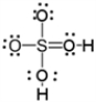 <strong>Which of the following is a correct Lewis electron-dot formula for H<sub>2</sub>SO<sub>4</sub>?</strong> A) B) C) D) E)