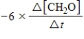 <strong>For the reaction 6CH<sub>2</sub>O(aq)+ 4NH<sub>3</sub>(aq)→ (CH<sub>2</sub>)<sub>6</sub>N<sub>4</sub>(aq)+ 6H<sub>2</sub>O(l) The rate of the reaction may be expressed as   )What is an equivalent expression for the rate of the reaction?</strong> A)   B)​   C)​   D)​   E)​   <div style=padding-top: 35px> 