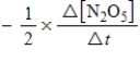 <strong>For the reaction 2N<sub>2</sub>O<sub>5</sub>(g)→ 4NO<sub>2</sub>(g)+ O<sub>2</sub>(g) Which of the following expressions is equal to the rate of the reaction?</strong> A)   B)​   C)​   D)​   E)​   <div style=padding-top: 35px> 