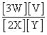 <strong>Apply the law of mass action to obtain the equilibrium-constant expression for the following reaction: 2X(g)+ Y(g)   3W(g)+ V(g)</strong> A)[X]<sup>2</sup>[Y][W]<sup>3</sup>[V] B)   C)   D)   <div style=padding-top: 35px> 
