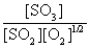 <strong>The reaction of a mixture of SO<sub>2</sub> and O<sub>2</sub> at a given temperature is represented by the equation 2SO<sub>2</sub>(g)+ O<sub>2</sub>(g) 2SO<sub>3</sub>(g) When equilibrium is established,which of the following ratios is constant regardless of the initial concentrations of SO<sub>2</sub> and O<sub>2</sub>?</strong> A) B) C) D) E)