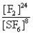 <strong>What is the K<sub>c</sub> equilibrium-constant expression for the following equilibrium? S<sub>8</sub>(s)+ 24F<sub>2</sub>(g) 8SF<sub>6</sub>(g)</strong> A) B) C) D) E)