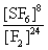 <strong>What is the K<sub>c</sub> equilibrium-constant expression for the following equilibrium? S<sub>8</sub>(s)+ 24F<sub>2</sub>(g) 8SF<sub>6</sub>(g)</strong> A) B) C) D) E)