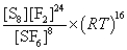 <strong>What is the K<sub>p</sub> equilibrium-constant expression for the following equilibrium? S<sub>8</sub>(s)+ 24F<sub>2</sub>(g) 8SF<sub>6</sub>(g)</strong> A) B) C) D) E)
