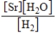 <strong>What is the K<sub>c</sub> equilibrium-constant expression for the following equilibrium? SrO(s)+ H<sub>2</sub>(g) Sr(s)+ H<sub>2</sub>O(g)</strong> A) B) C) D) E)