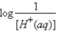 <strong>Which of the following expressions is not equivalent to pH?</strong> A)-log [H<sup>+</sup>(aq)] B)   C)14.0 - pOH D)   E)-log K<sub>w</sub> <div style=padding-top: 35px> 