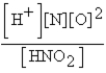 <strong>For the equilibrium that exists in an aqueous solution of nitrous acid (HNO<sub>2</sub>,a weak acid),the equilibrium-constant expression is</strong> A)K =   . B)K =   . C)K =   . D)K = [H<sup>+</sup>][NO<sub>2</sub><sup>-</sup>]. E)none of these <div style=padding-top: 35px> 