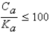 <strong>It is safe to make the simplifying assumption that x can be neglected in the denominator of the equilibrium equation when</strong> A) . B) . C) . D) . E) .