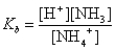 <strong>What is the base-ionization equilibrium constant for an aqueous solution of ammonia,NH<sub>3</sub>?</strong> A) B) C) D) E)none of these