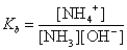 <strong>What is the base-ionization equilibrium constant for an aqueous solution of ammonia,NH<sub>3</sub>?</strong> A) B) C) D) E)none of these