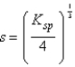 <strong>What is the relationship between molar solubility (s)and Ksp for calcium fluoride?</strong> A)   B)   C)   D)   E)   <div style=padding-top: 35px> 