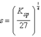 <strong>What is the relationship between molar solubility (s)and Ksp for calcium fluoride?</strong> A)   B)   C)   D)   E)   <div style=padding-top: 35px> 