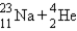 <strong>A sodium nucleus, ,is bombarded with alpha particles to form a radioactive nuclide.This product nuclide can decay by several routes.Which of the following sets of products does not represent a potential route of decay of the product nuclide?</strong> A) B) C) D) E)