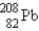 <strong>The nuclide is radioactive.When one of these atoms decays,a series of α and β<sup>-</sup> particle emissions occurs,taking the atom through many transformations to end up as an atom of )How many α particles are emitted in converting Into ?</strong> A)6 B)2 C)214 D)8 E)4