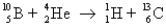 <strong>The following reaction is an example of what type of process? </strong> A)alpha decay B)deprotonation C)fission D)transmutation E)none of these