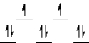 <strong>A complex ion is a square planar complex.It has a d<sup>8</sup> electron configuration.What is the most reasonable d orbital scheme for this complex?</strong> A) B) C) D) E)