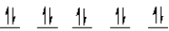 <strong>A complex ion is a square planar complex.It has a d<sup>8</sup> electron configuration.What is the most reasonable d orbital scheme for this complex?</strong> A) B) C) D) E)