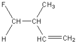 <strong>Which of the following is a geometric isomer of the structure given below? </strong> A) B) C) D) E)