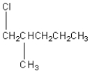 <strong>What is the expected major product from the reaction of 2-methyl-2-pentene with HCl?</strong> A) B) C) D) E)