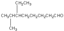 <strong>What is the condensed structural formula for 3-ethyl-2-methyloctanoic acid?</strong> A) B) C) D) E)