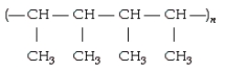 The polymer is formed by addition of which of the following?