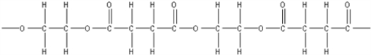 <strong>What is the polymer formed by the condensation of ethylene glycol,HOCH<sub>2</sub>CH<sub>2</sub>OH,with 1,3-propanedicarboxylic acid,HOOCCH<sub>2</sub>COOH?</strong> A) B) C) D) E)