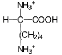 <strong>Near a pH of 5.5,L-lysine (R = −(CH<sub>2</sub>)<sub>4</sub>NH<sub>2</sub>)the major species in aqueous solution is the diprotonated zwitterion.Given the following acid dissociation constants,what is the correct structure of the zwitterion? Functional Group K<sub>a</sub> Carboxylic acid 1)7 x10<sup>-2</sup> Amine 8)5 x10<sup>-10</sup> Side chain amine 1)51 x10<sup>-11</sup></strong> A) B) C) D) E)