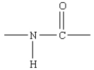 <strong>Which of the following represents the linkage connecting amino acids in proteins?</strong> A) B) C) D) E)