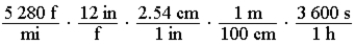 <strong>Which of the following products of ratios gives the conversion factor to convert miles per hour To meters per second ?</strong> A) B) C) D) E)