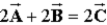 <strong>The diagram below shows 3 vectors which sum to zero,all of equal length.Which statement below is true? </strong> A) B) C) D) E)